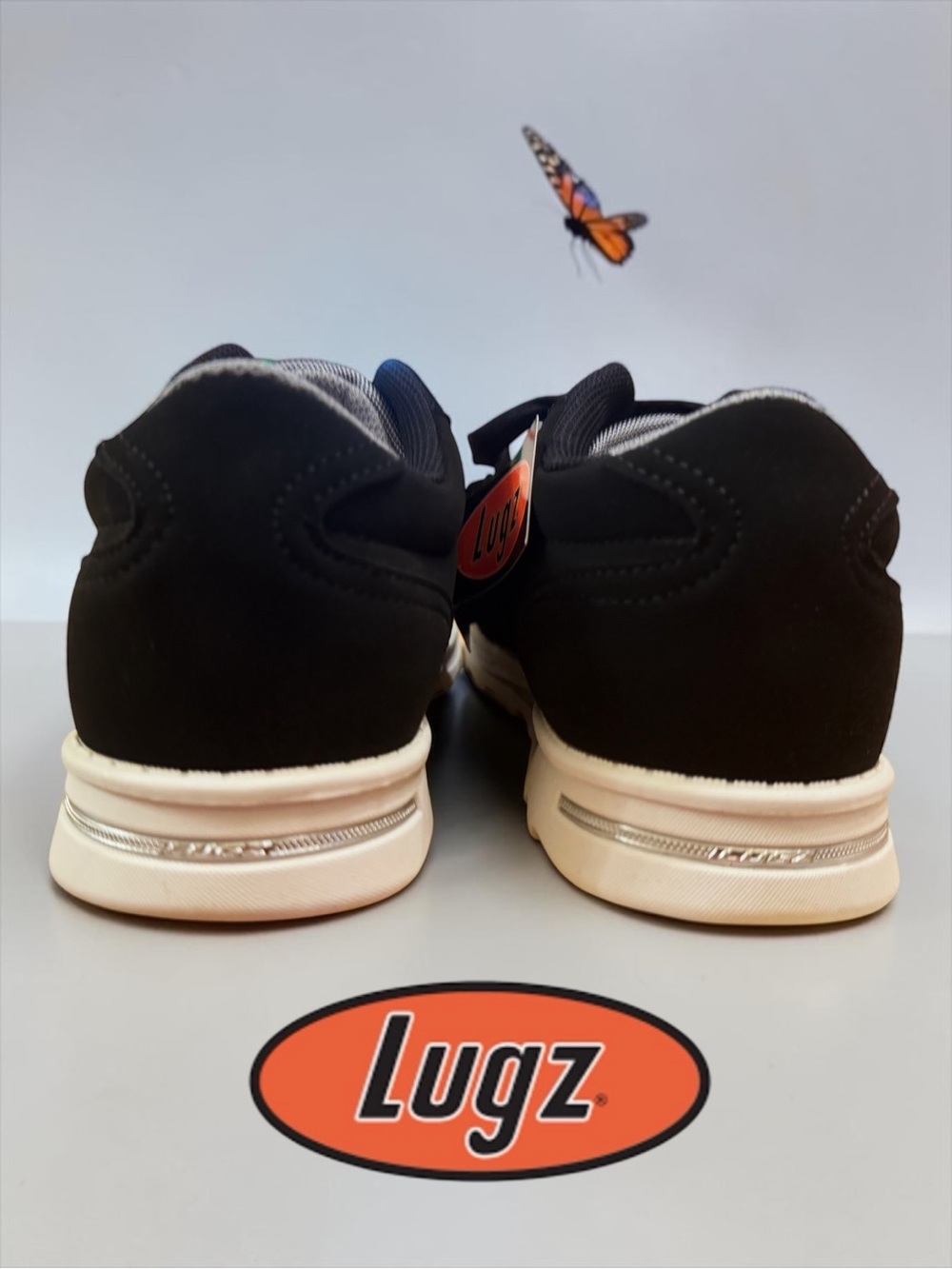 Lugz Men’s Changeover II Black Gray White Oxford Sneakers Size 9D NIB - Picture 8 of 11